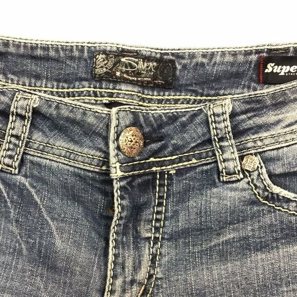 Women’s “Silver” Mid Capri Jeans #1209 - Picture 6 of 11